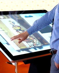 Borne interactive de 55 pouces 
