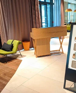 Mobilier et agencement de hall d'accueil